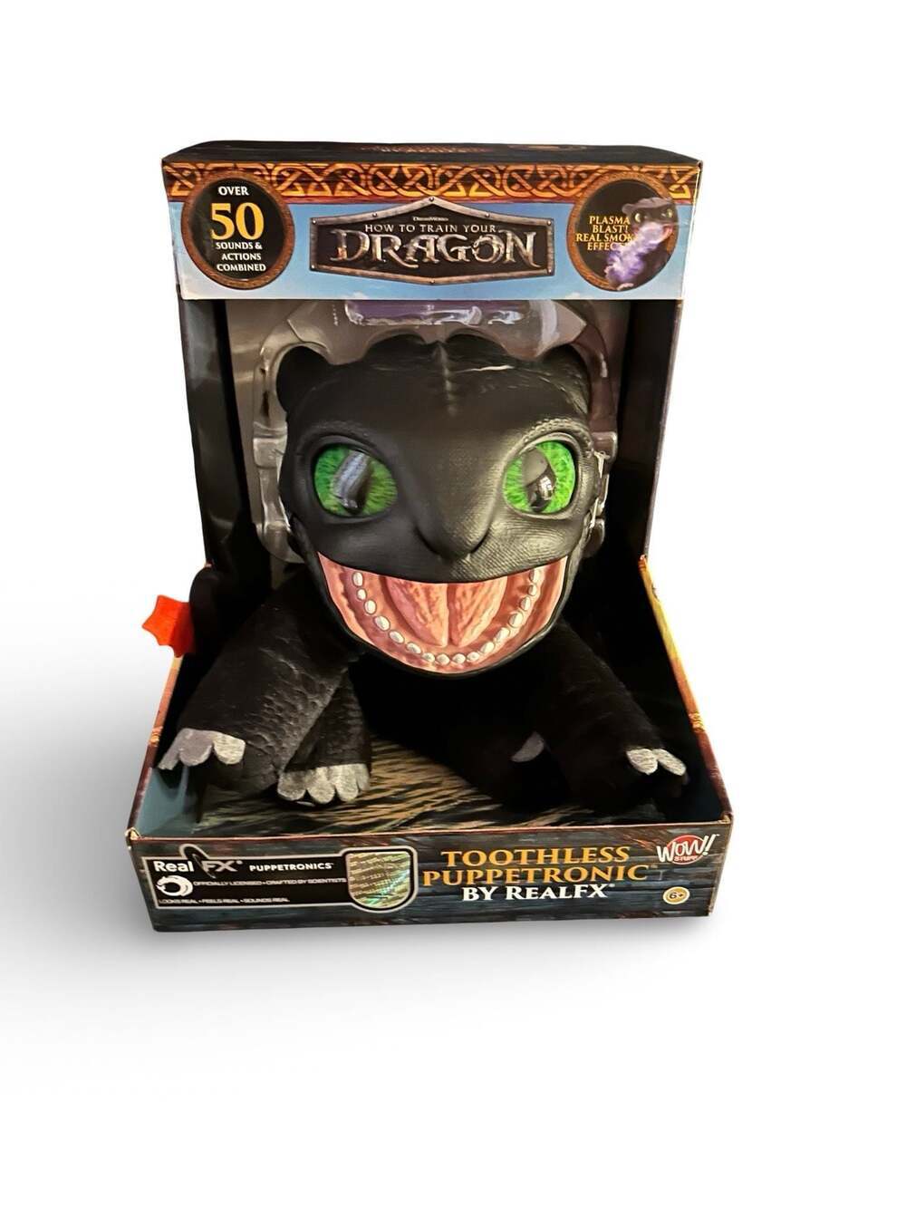 How To Train Your Dragon Toothless Puppetronic by RealFX Interactive Plush